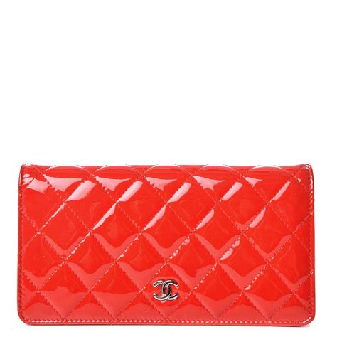 chanel quilted patent calfskin wallet price|Chanel Patent Wallet .